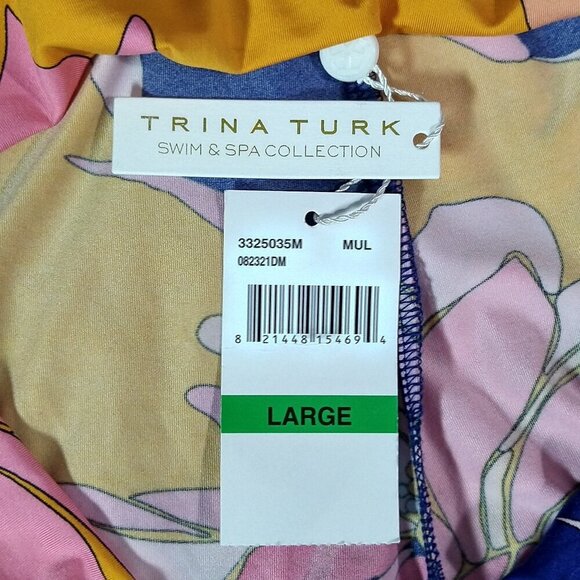 Trina Turk Breeze Wide Leg Pants Size Large NEW NWT - Picture 3 of 3